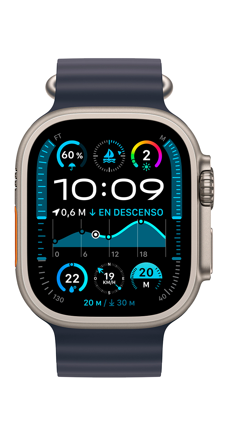 Apple Watch Ultra 2 (GPS + Cellular) 49 mm titanio Apple Watch Ultra 2 (GPS + Cellular) 49 mm titanio